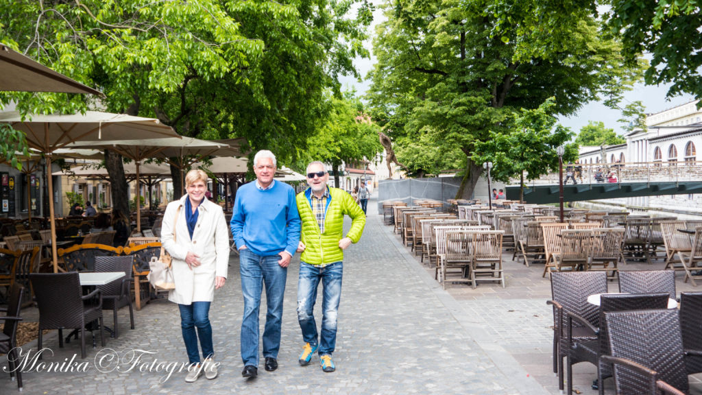 Wolfgang mit Bruno und Karin
