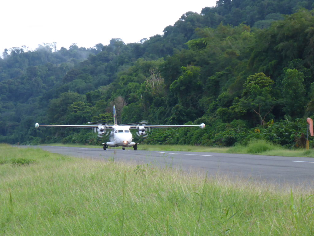 die Natur Air im Anflug