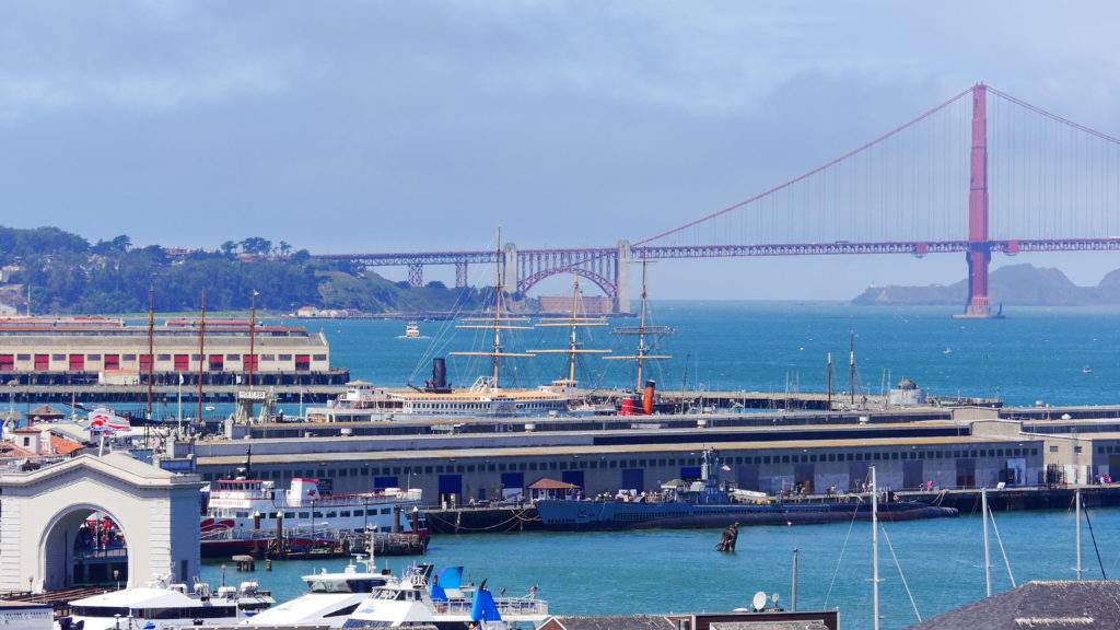 Übernachtung im Hafen von San Francisco