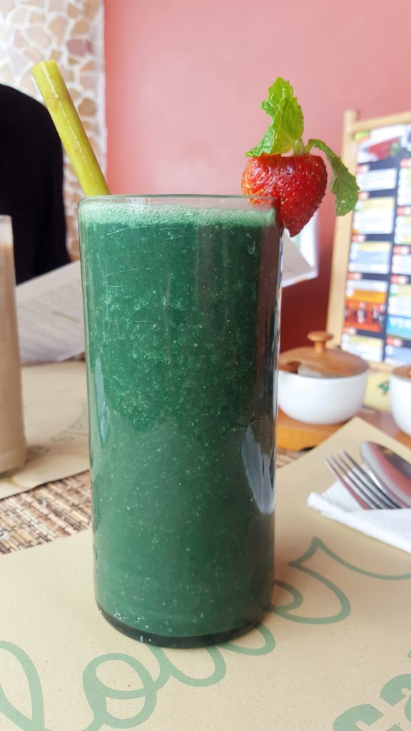 sehr schmackhafter grüner Smoothie