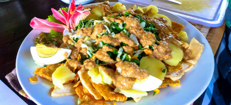 #typisch Indonesien#Gado-Gado#vegetarischer Gemüsesalat#