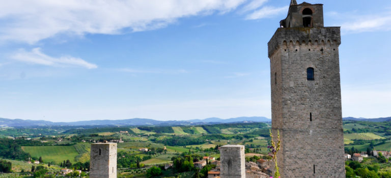 #Spannende Alternativroute nach San Gimignano#