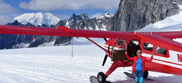 Gletscherlandung am Denali – Mt. McKinley