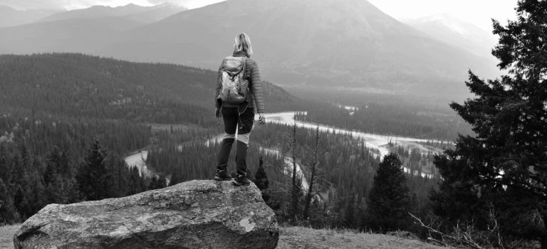 Old Fort Point und Maligne Canyon – Aussicht nach unten und nach oben