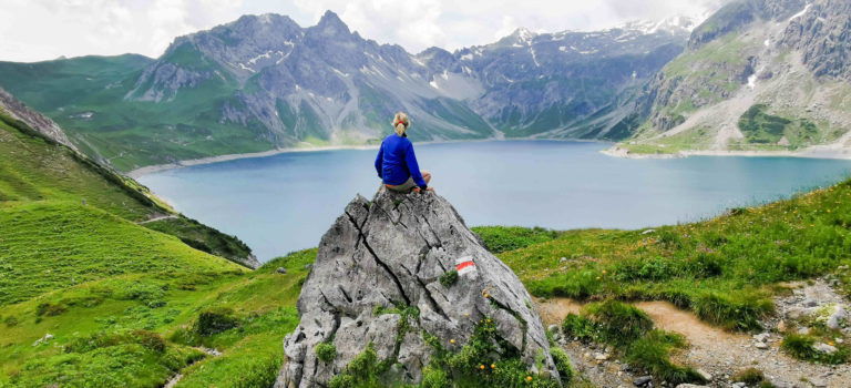 Über den „bösen Tritt“ zum Lünersee